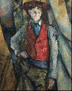 Paul Cezanne Boy in a Red Waistcoat oil